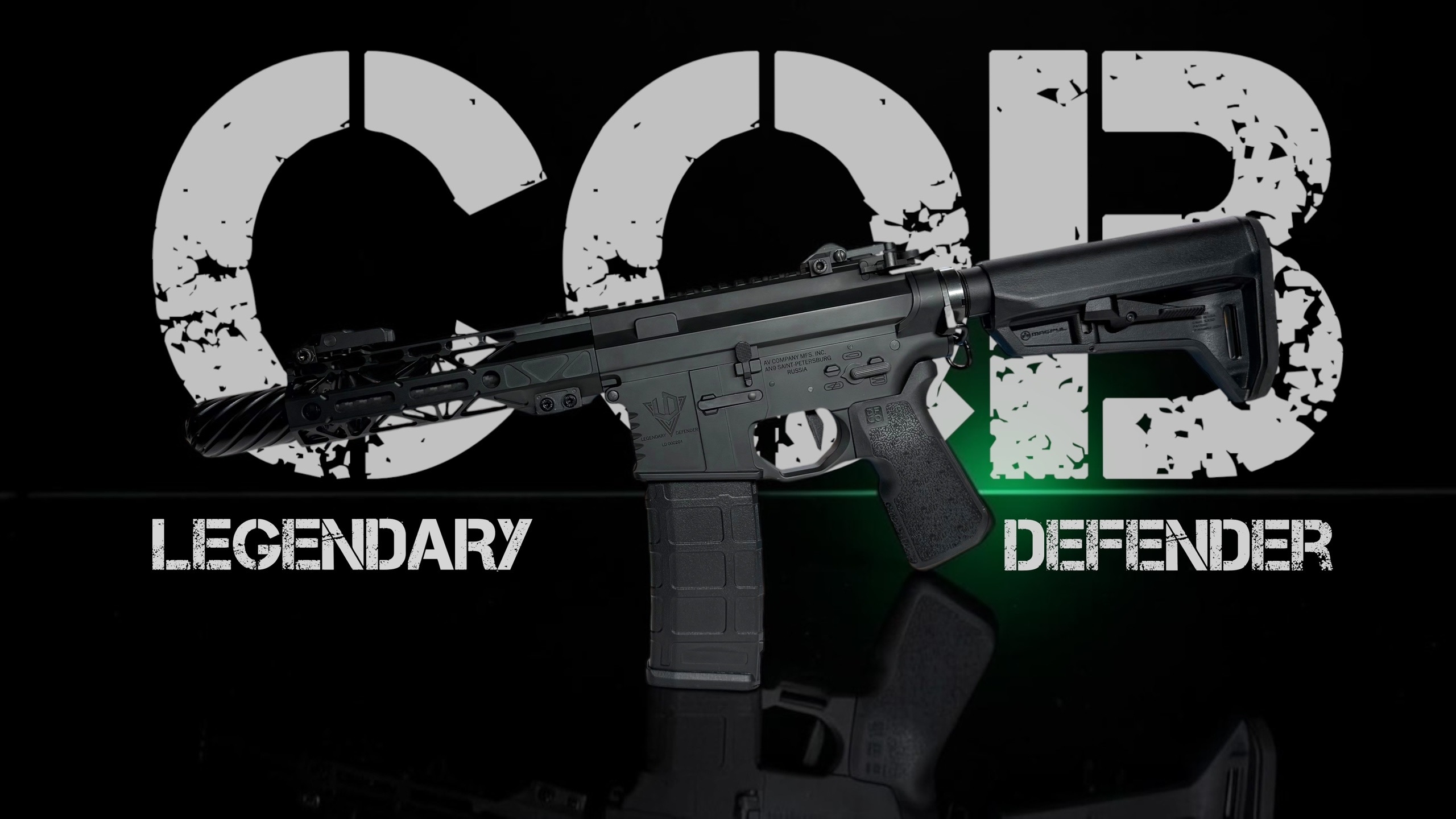 Новинка страйкбольный автомат AV Legendary Defender CQB в металле