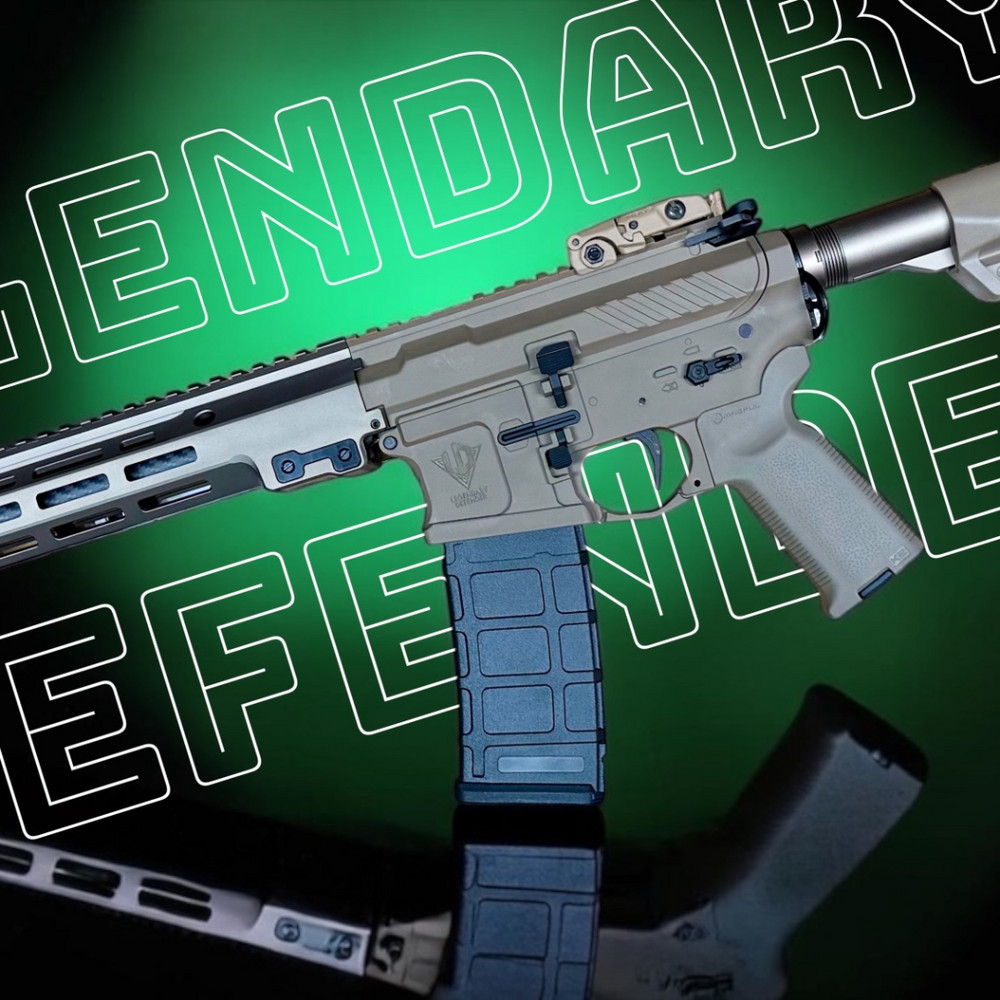 Предзаказ страйкбольный автомат AV Legendary Defender 10.5 дюйма